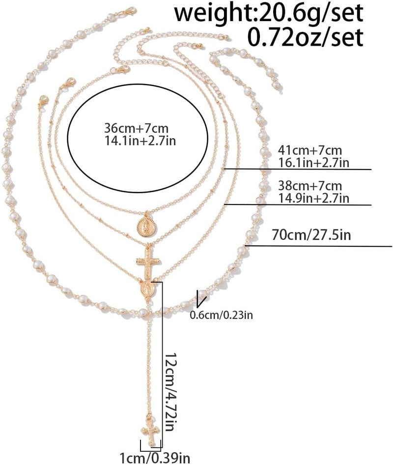 KURTCB Rhinestone Necklace for Women Boho Long Y Lariat Necklace Colorful Summer Beach Jewelry - Image 4